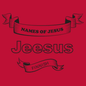 Name of Jesus in FINNISH Design