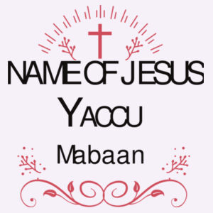 Name of Jesus Mabaan Design