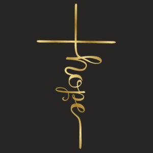 The Cross as Hope in Gold Design