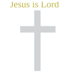 The Cross + Jesus is Lord Design