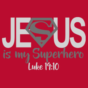 Jesus is My Superhero Design