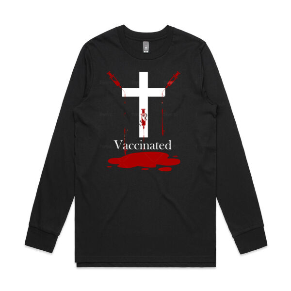 Long Sleeve T Vaccinated - Mens Base Longsleeve Tee Thumbnail