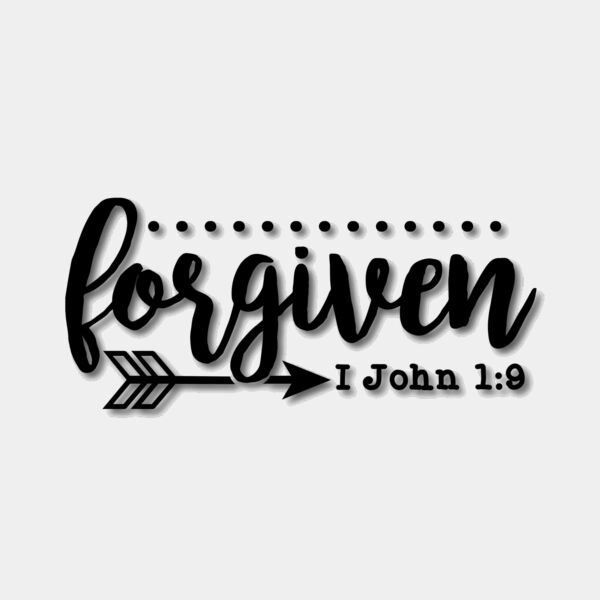 1 John 1:9 Forgiven Thumbnail