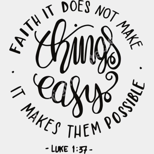 Luke 1:37  For with God nothing shall be impossible. Thumbnail