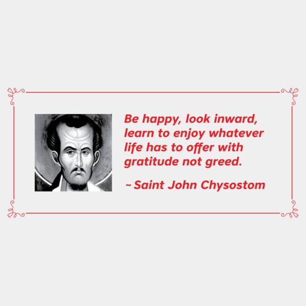 Be happy St John Chrys Thumbnail