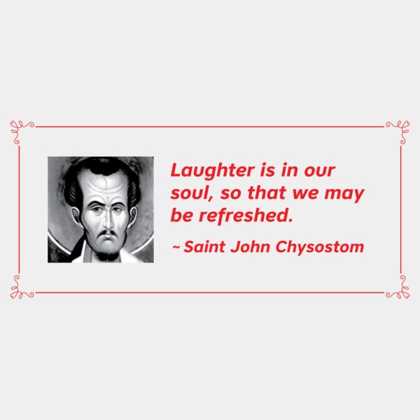 Laughter is in our Soul St John Chrys Thumbnail