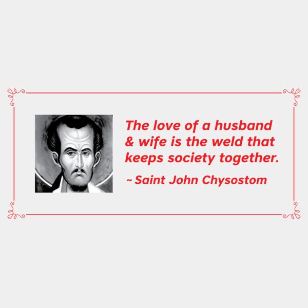 The Love of a Husband and Wife St John Chrys Thumbnail