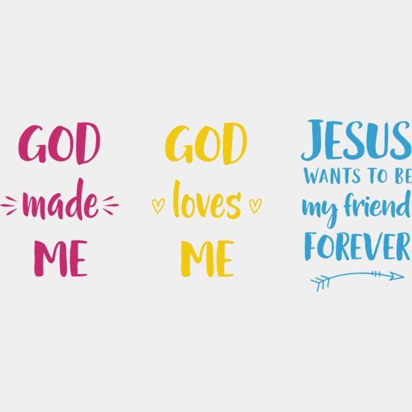 God Made Me Loves Me & is my Friend Thumbnail