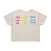 AS Colour CROP TEE - 4062 Thumbnail